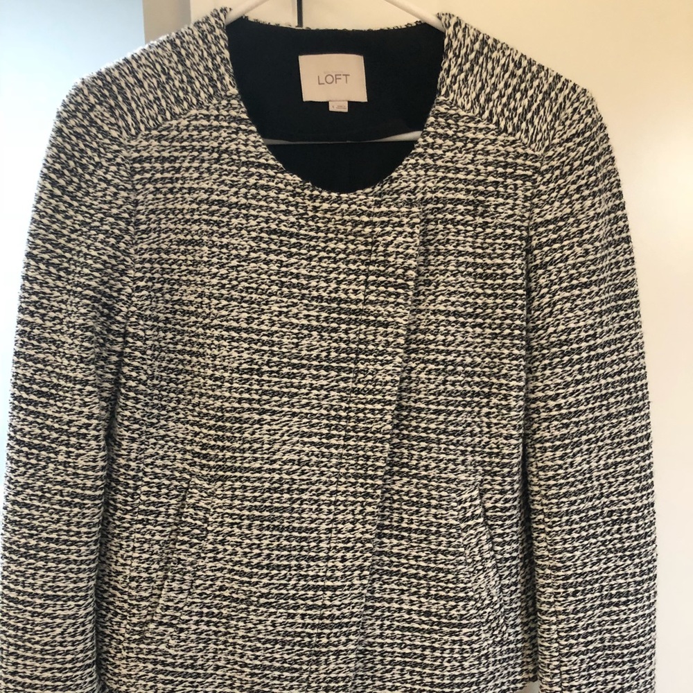 LOFT tweed jacket